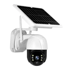 Cámara de Seguridad Inteligente Solar WiFi PTZ con Visión Nocturna y Audio Bidireccional