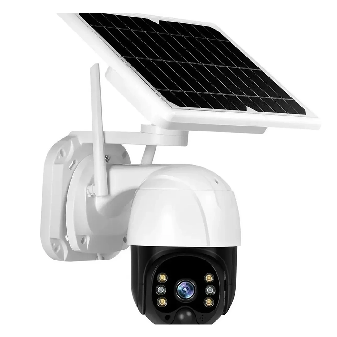 Cámara de Seguridad Inteligente Solar WiFi PTZ con Visión Nocturna y Audio Bidireccional 2