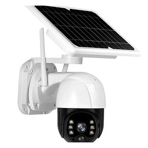 Cámara de Seguridad Inteligente Solar WiFi PTZ con Visión Nocturna y Audio Bidireccional