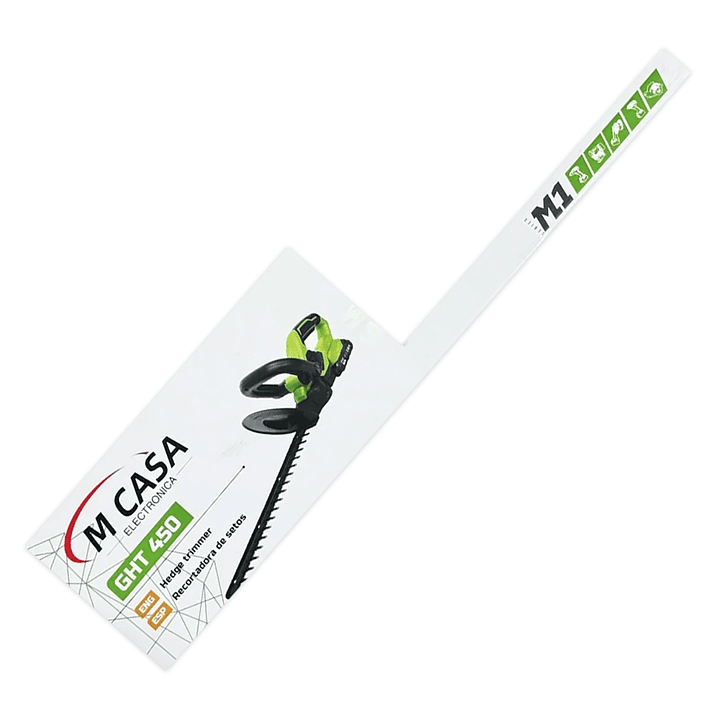 Cortasetos Inalámbrico 98V M1 Verde Lima con 2 Baterías para Jardín 3