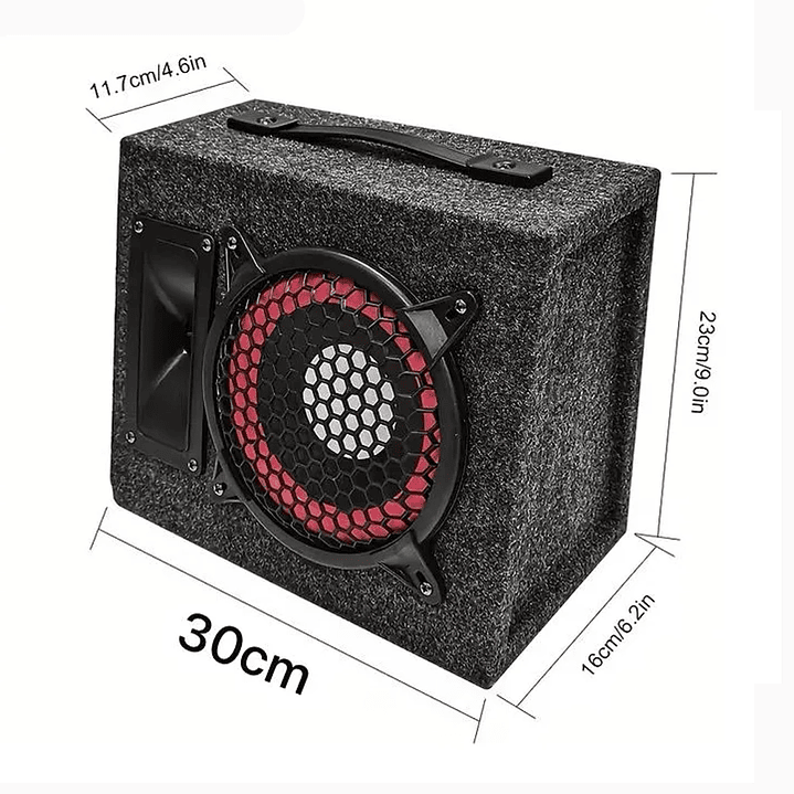 Subwoofer Para Auto 1200w Pervoi Super Bass Semtoni Mcasa 5