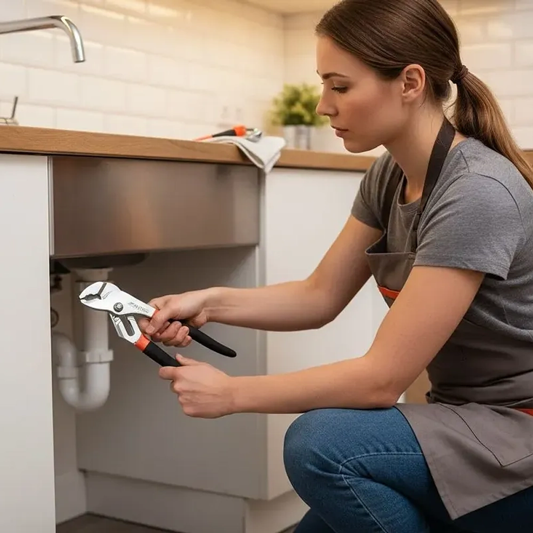 Alicate Pico de Loro Industrial 250 mm / 10” – Afix-tools Mcasa 3