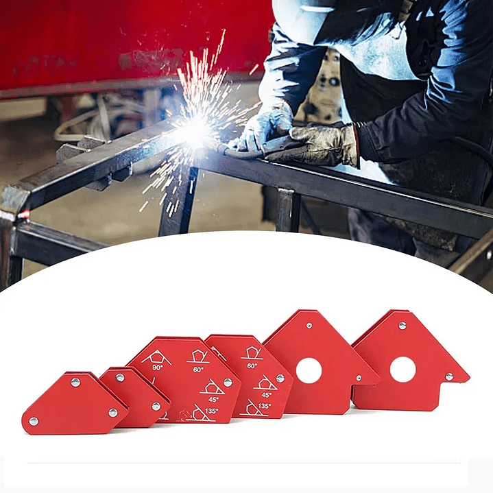 Escuadra Magnética Mcasa Afix-tools – Set de 6 Piezas 6