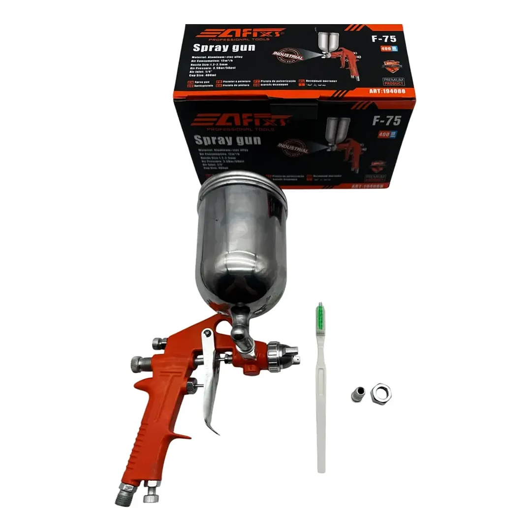 Pistola para Pintar por Gravedad 400 ml Alta Presión – Boquilla Ajustable 2
