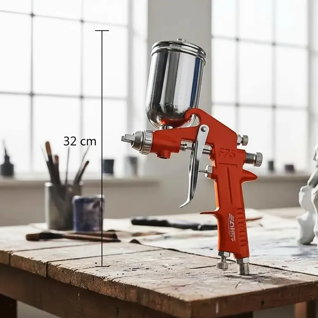 Pistola para Pintar por Gravedad 400 ml Alta Presión – Boquilla Ajustable 7