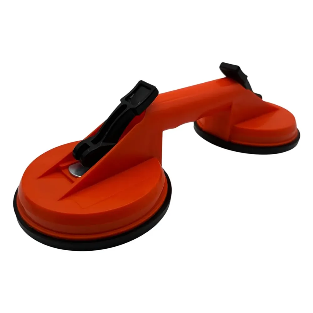 Ventosa Doble Profesional para Vidrio y Cerámica 80kg - Afixs 118mm 1