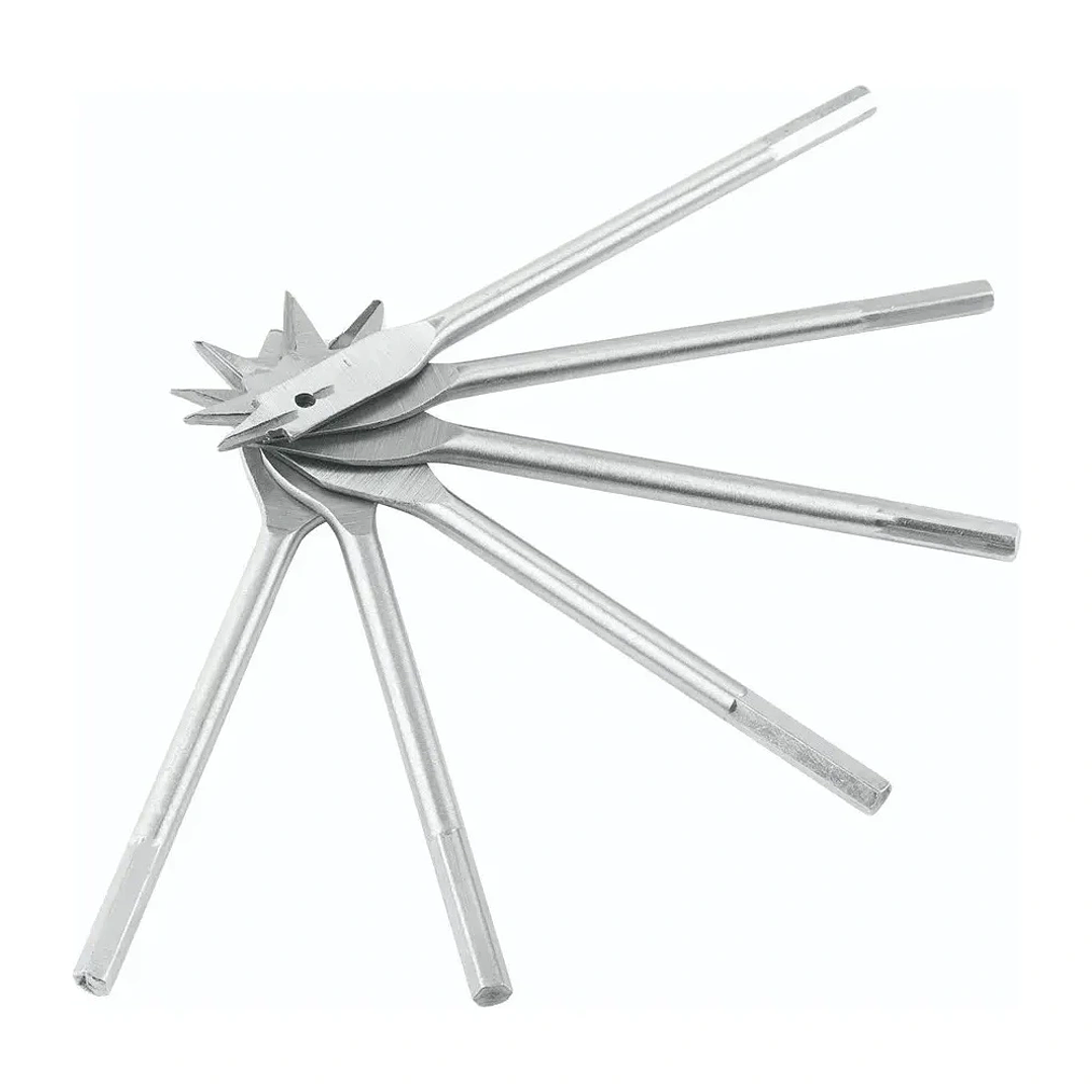 Juego de Brocas Planas para Madera Afixs-Tools - Set 6 Piezas 10-25mm 2