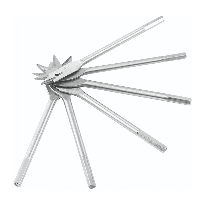 Juego de Brocas Planas para Madera Afixs-Tools - Set 6 Piezas 10-25mm 2