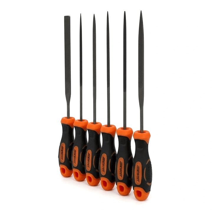 Juego de Mini Limas Aguja para Metal Afixs-Mcasa - Set 6 Piezas de Precisión 1