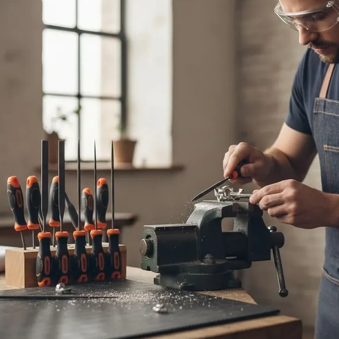 Juego de Mini Limas Aguja para Metal Afixs-Mcasa - Set 6 Piezas de Precisión 6