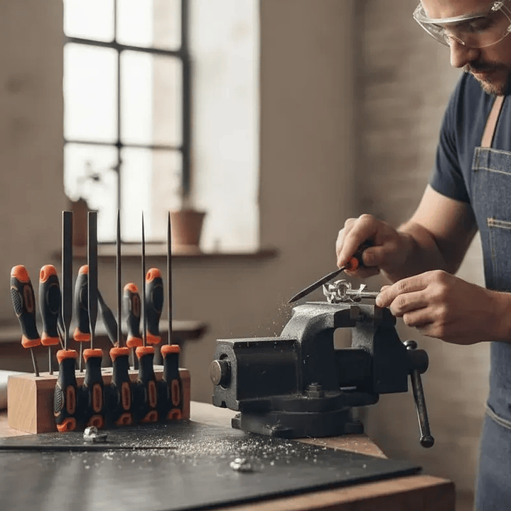 Juego de Mini Limas Aguja para Metal Afixs-Mcasa - Set 6 Piezas de Precisión 6