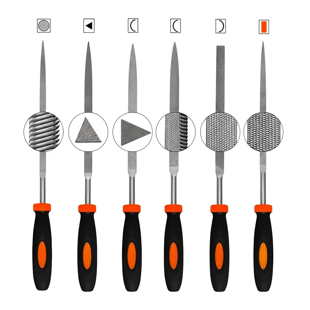 Juego de Mini Limas Aguja para Metal Afixs-Mcasa - Set 6 Piezas de Precisión 3