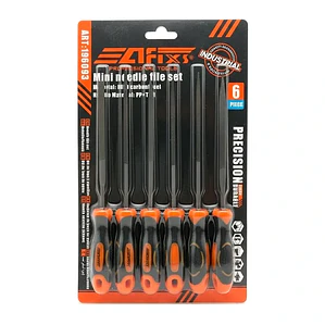 Juego de Mini Limas Aguja para Metal Afixs-Mcasa - Set 6 Piezas de Precisión