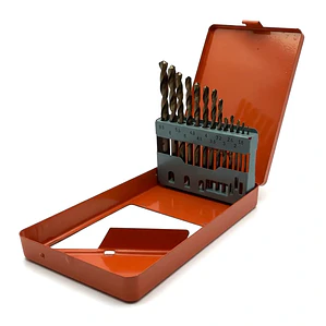 Set de Brocas Helicoidales HSS Afixs-Mcasa - Juego 13 Piezas 1.5-6.5mm