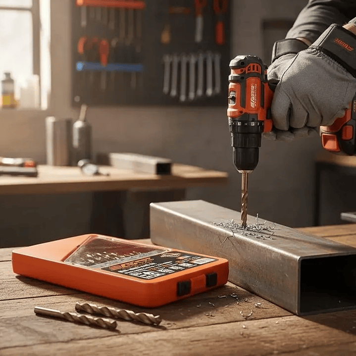 Set de Brocas Helicoidales HSS Afixs-Mcasa - Juego 13 Piezas 1.5-6.5mm 4