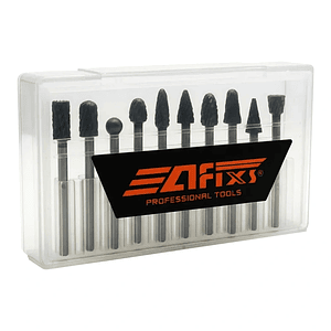 Set de 10 Fresas Rotativas Mcasa para Metal y Dremel - Aleación Dura