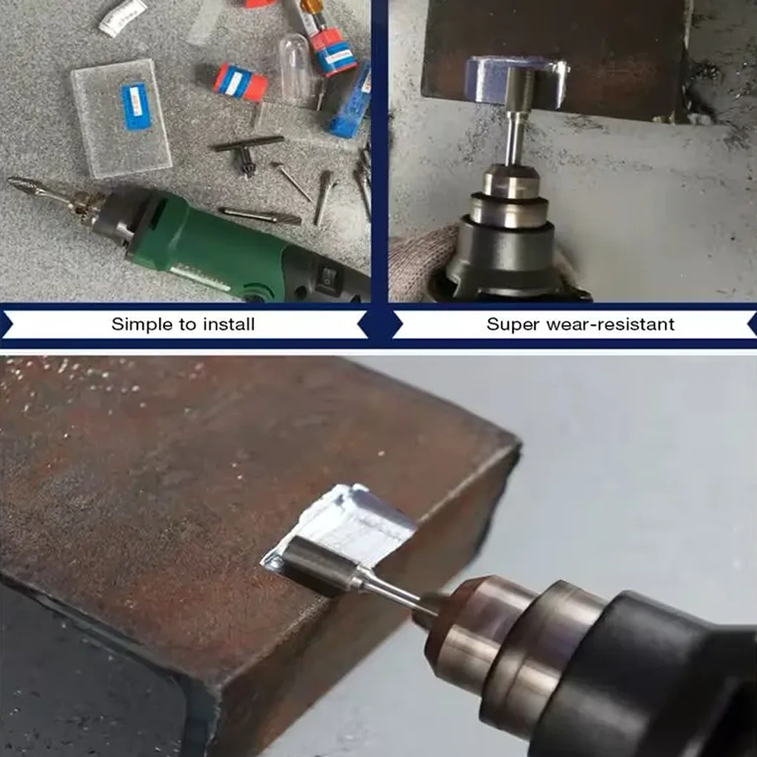 Set de 10 Fresas Rotativas Mcasa para Metal y Dremel - Aleación Dura 7