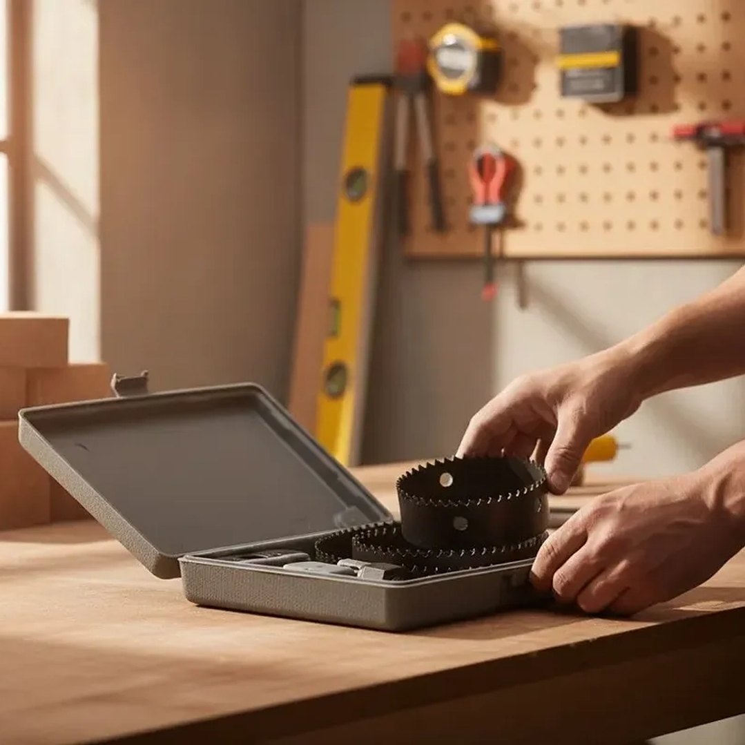 Kit Sierra Copa Madera Profesional  8 Piezas 5