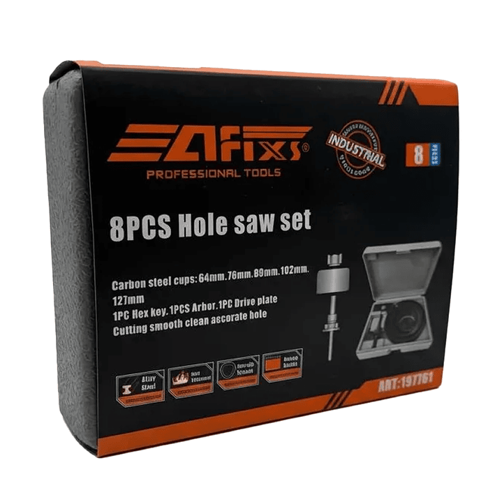 Kit Sierra Copa Madera Profesional  8 Piezas 2