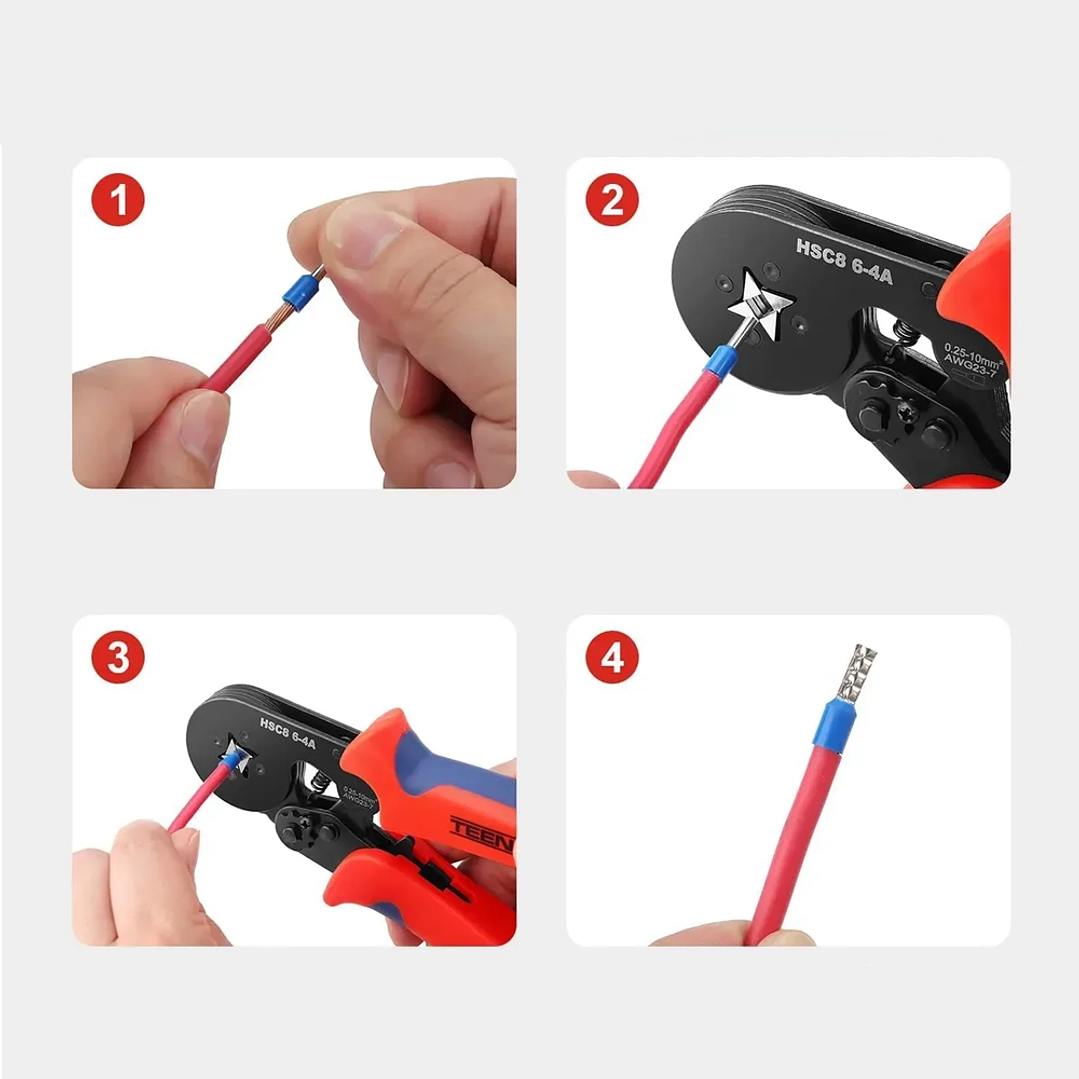 Juego de Pelacables con Terminales Conectores – MCASA 5