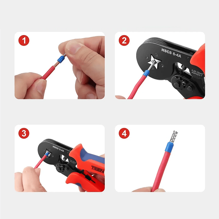 Juego de Pelacables con Terminales Conectores – MCASA 5