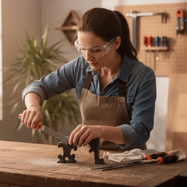 Juego de Limas Metálicas 3 Piezas 6