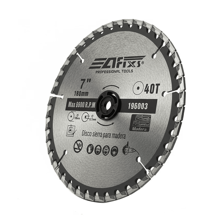 Disco de Sierra para Madera 7” (180 mm) 1