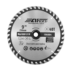 Disco de Sierra para Madera 9” (230 mm)