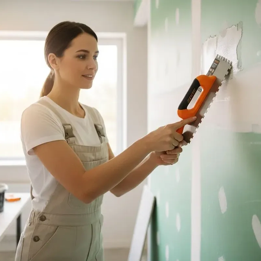 Llana Dentada Metal Premium 450x120m Diente 1cm Afixs 4