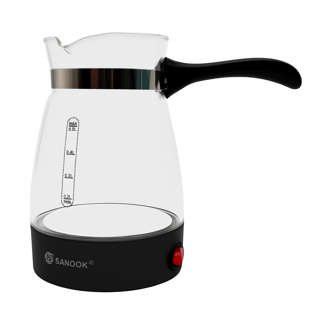 Cafetera Eléctrica Life Turca de Vidrio 600 ml 1