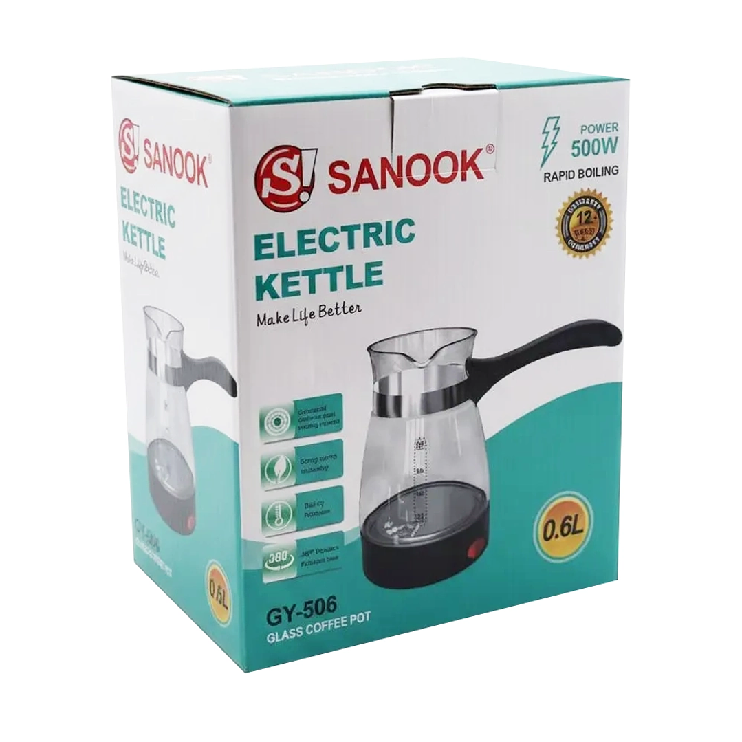 Cafetera Eléctrica Life Turca de Vidrio 600 ml 2