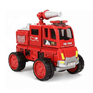 Juego de Bomberos Magnético con Luces 