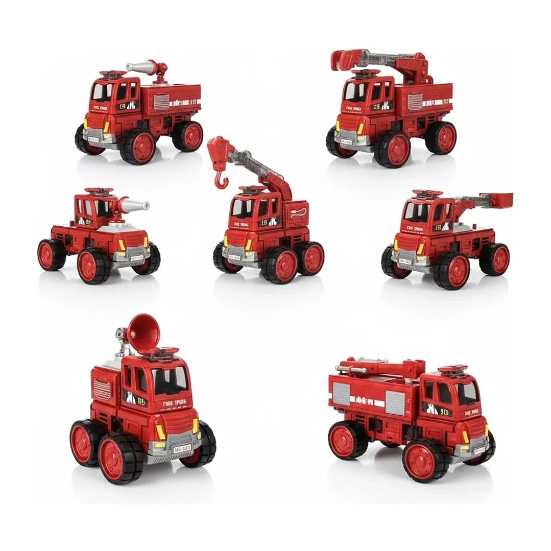 Juego de Bomberos Magnético con Luces  3