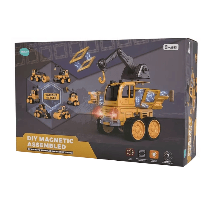 Juego de Construcción Magnético con Luces 4