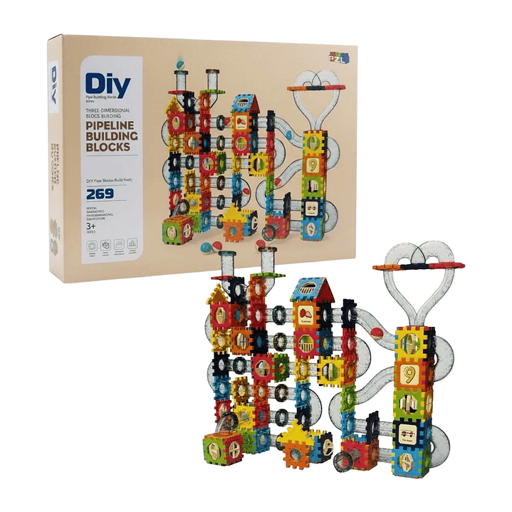 Juego de Bloques Pipeline Space Block 269 piezas  3