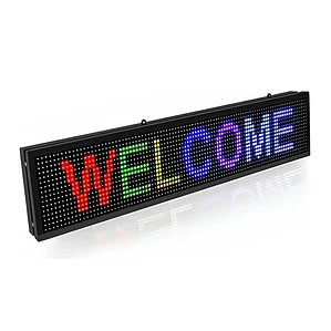 Letrero Programable Multicolor Wifi 130x20 RGB