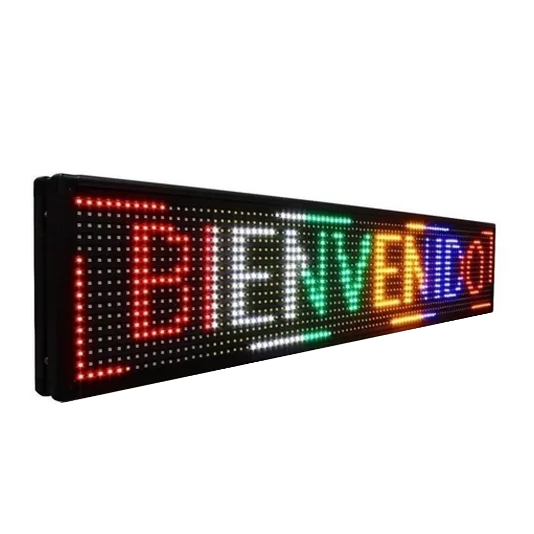 Letrero Programable Multicolor Wifi 100x20 1