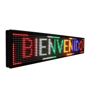 Letrero Programable Multicolor Wifi 100x20