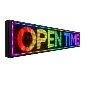 Letrero Programable Multicolor Wifi 100x20