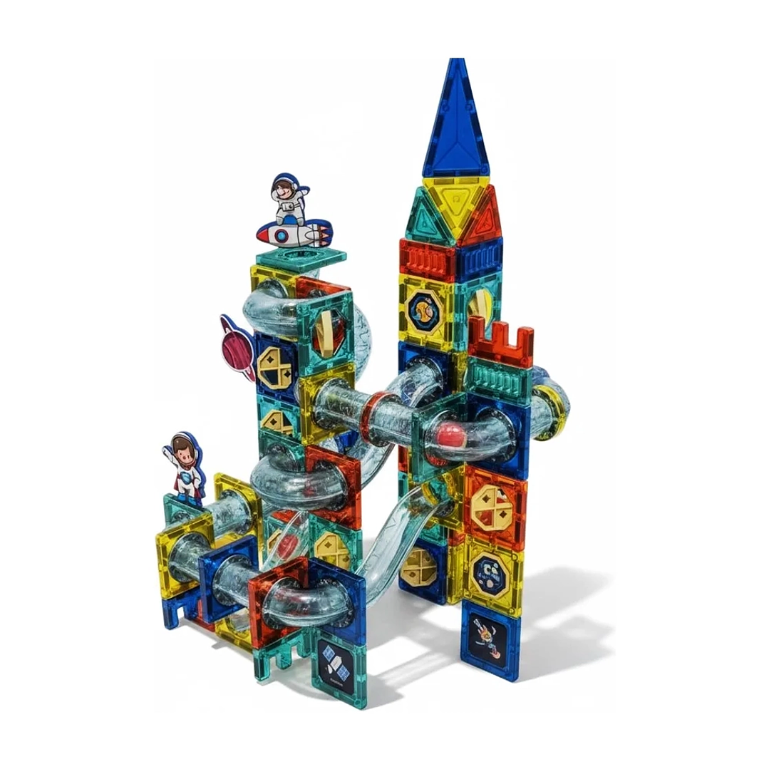 Juego de Bloques Magnéticos Space Block Diy 142 piezas 1