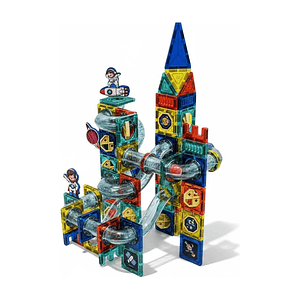 Juego de Bloques Magnéticos Space Block Diy 142 piezas