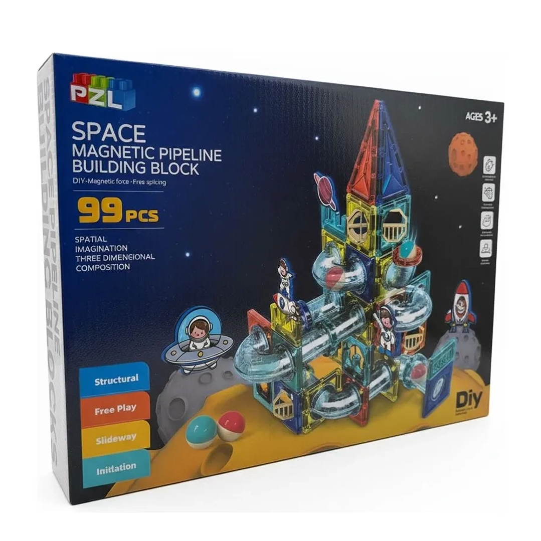 Juego de Bloques Magnéticos Space Block Diy 99 Piezas 4