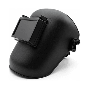 Máscara Soldar Profesional Color Negro Con Ajustador