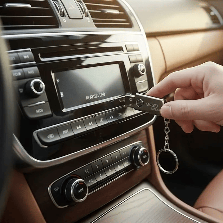 Pendrive Tipo Llavero Metálico 64GB USB 2.0 con Caja 5