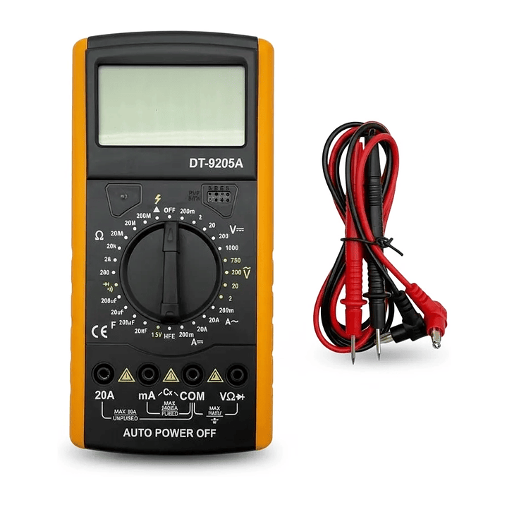 Tester Data Multitester Multimetro Digital Profesional Mcasa 1