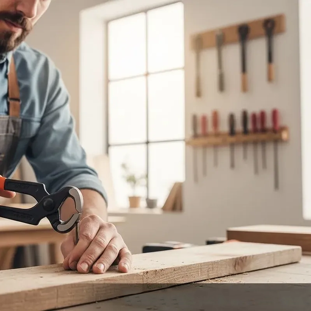 Tenaza Carpintero 8 Acero Mango Antideslizante Afixs-mcasa 3