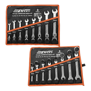 Juego de Llaves Chicharras Punta Corona 8 Piezas Afix