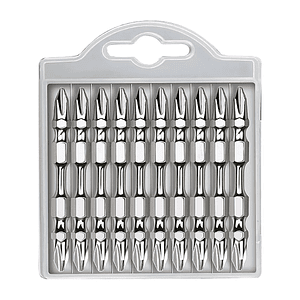 Juego de 10 Puntas de Destornillador Magnéticas 65 mm Mcasa