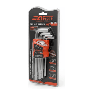 Juego De Llaves Allen Hexagonal 16-7cm 9 Piezas