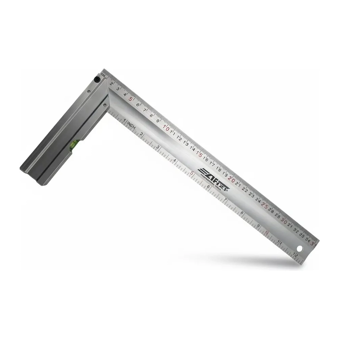 Escuadra Carpintero con Nivelador 350 mm – Aluminio Mcasa 2